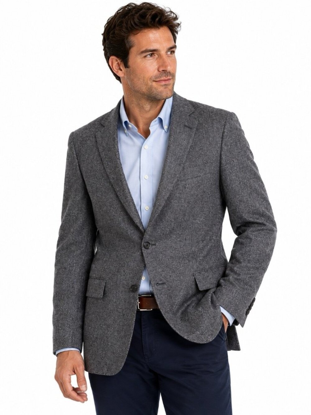 JOS A BANK TRAVELERS COLLECTION jacket blazer sport coat 50R tailored fit wool